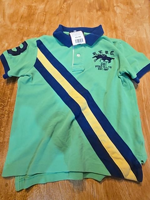 Green/Navy Ralph Lauren Polo, 4T B