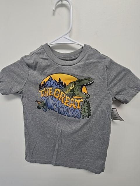 Grey Dino Garanimals Shirt, 4T B