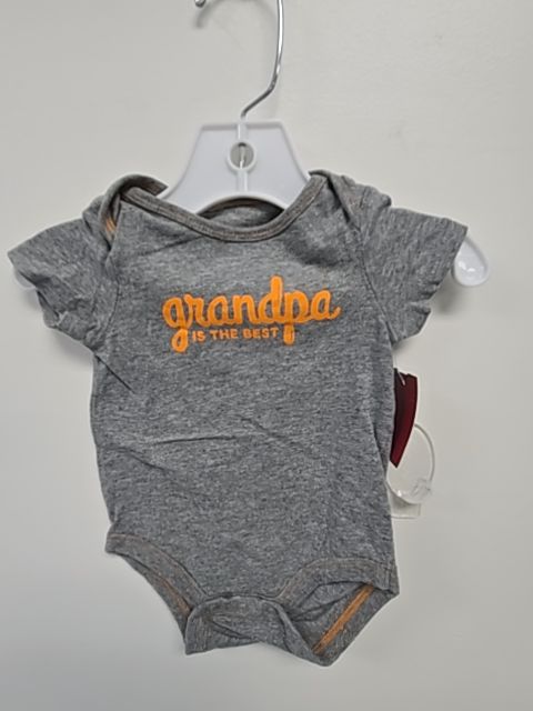 Grey/Orange Jumping Bean Onesie, 3M B