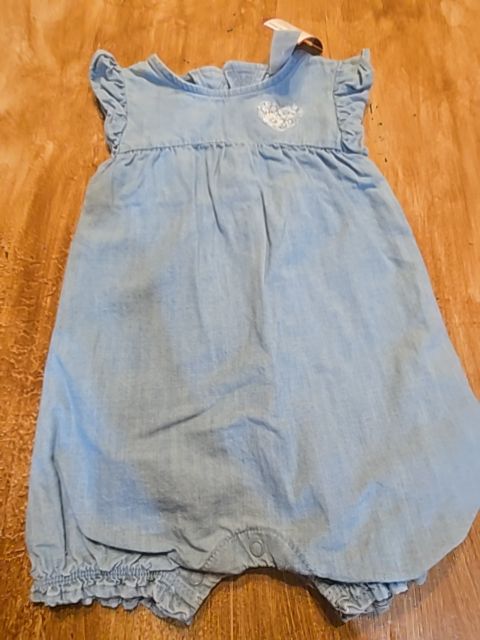 Blue Jean Carters Short One Piece, 12M G