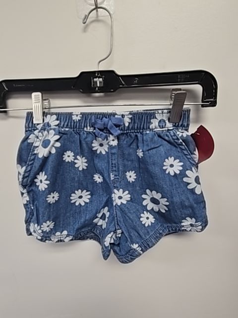 Blue Jean/White Hearts Childrens Place Shorts, 5T G