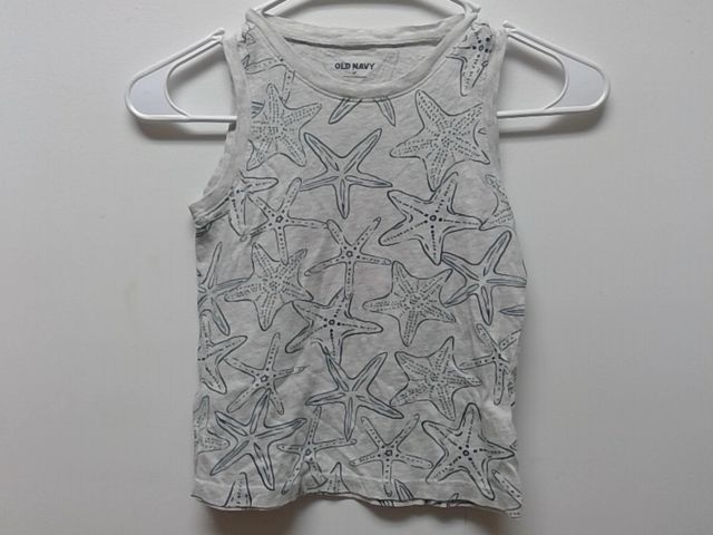 Grey Old Navy Tank top starfish, 5T B
