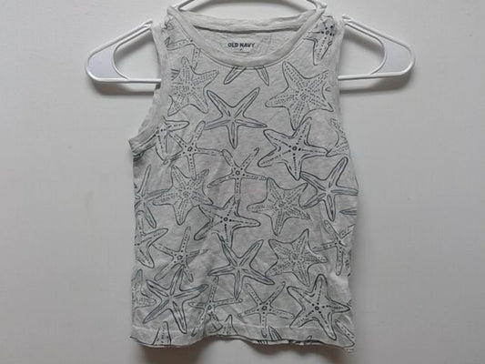 Grey Old Navy Tank top starfish, 5T B