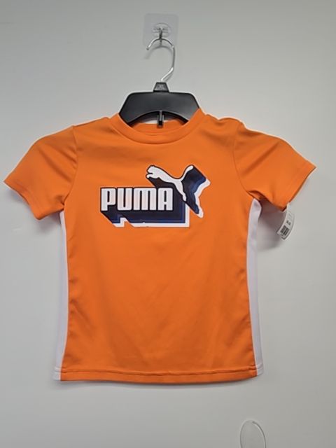Orange/Blue/White Puma Shirt, 4T B