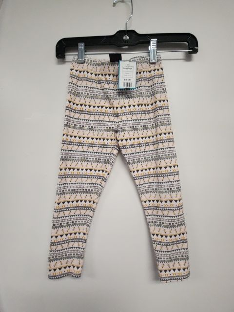 Pink/Blue/Yellow  Leggings, 4T G