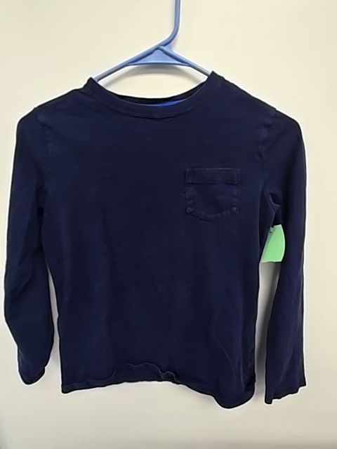 Navy Lands End Longsleeve Shirt, 10 B