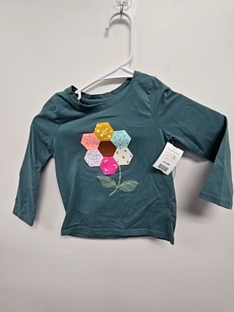 Green Flower Cat & Jack Longsleeve Shirt, 3T G
