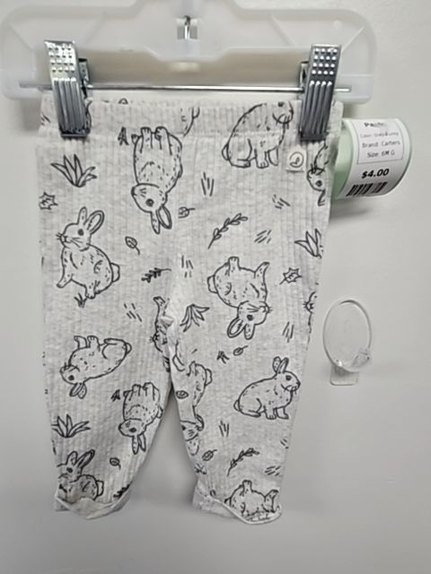 Grey Bunny Carters Pants, 6M G