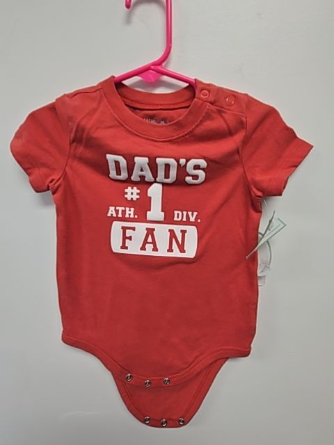 Red Dads #1 Fan Garanimals Onesie, 18M B