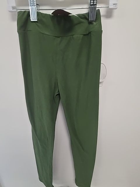 Green Lularoe Leggings, L/XL
