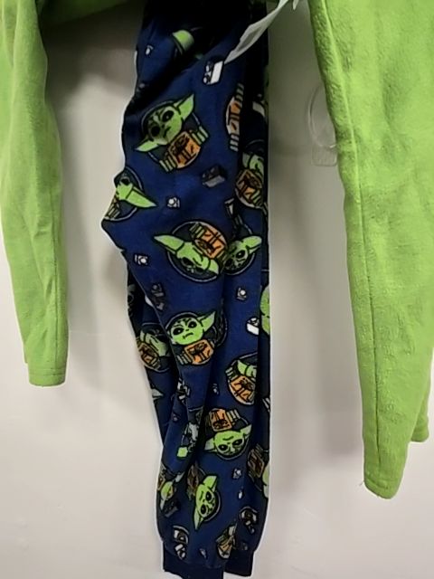 Blue/Green Yoda Star Wars Pjs, 8 B