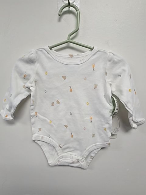 White Bunny Carters Longsleeve Onesie, 6M B