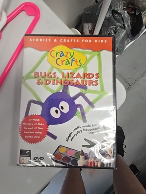 Crazy Crafts Bugs, Lizards & Dinosaurs DVD