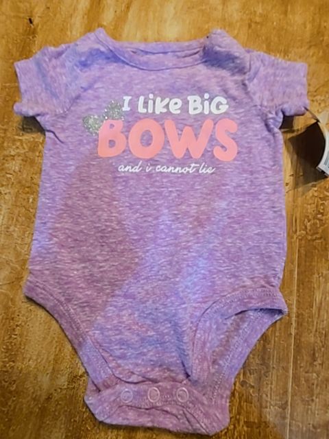 Purple Garanimals Onesie, NB G