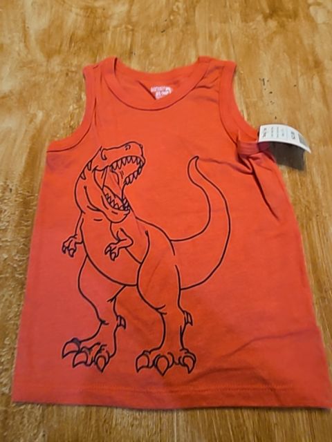 Red Dino Garanimals Tank Top, 3T B