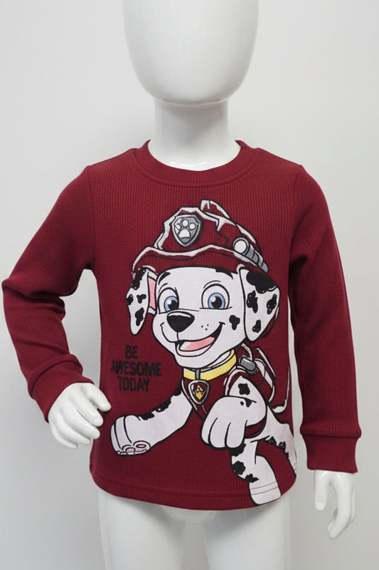 Red Paw Patrol Longsleeve Shirt, 3T B