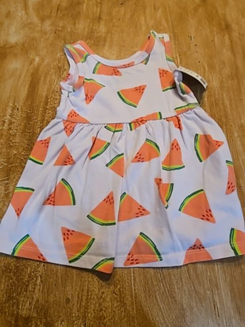 Pink Watermelon Cat & Jack Dress, 12M G