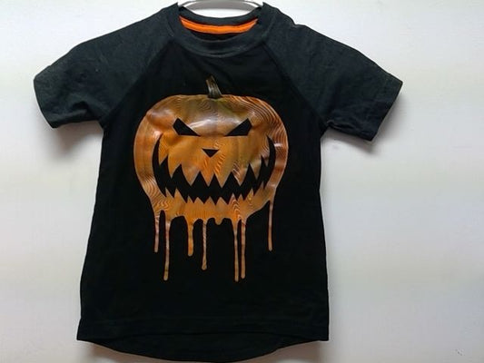 Black Halloween Pumpkin shirt, 4T B