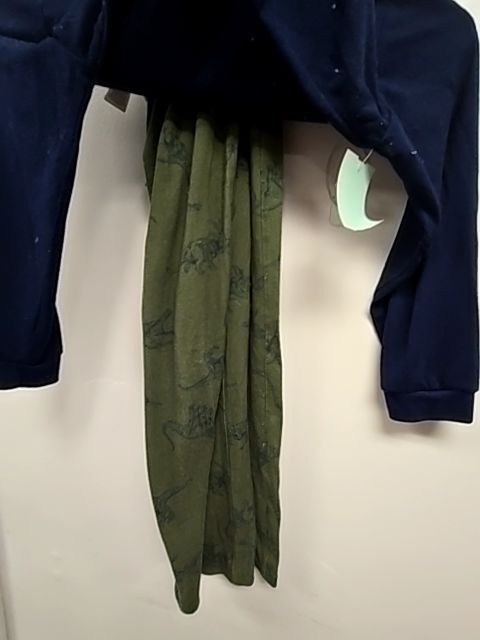 Navy/Green Dino Carters Pjs, 7 B