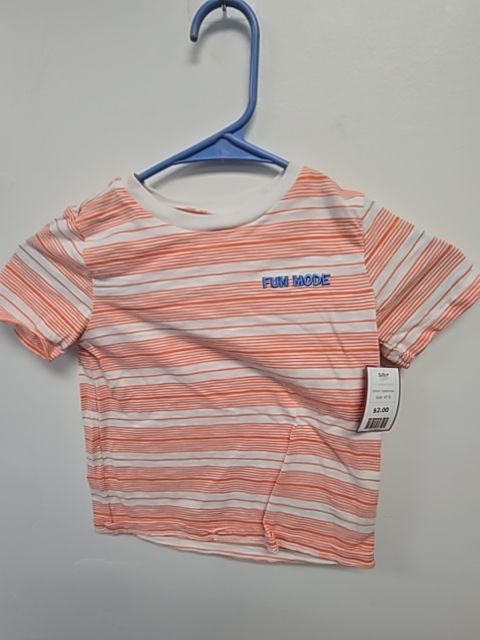 Red/White Striped Garanimals Shirt, 4T B