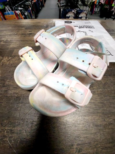 Colorful Tye Dye Cat & Jack Sandals, 7C G