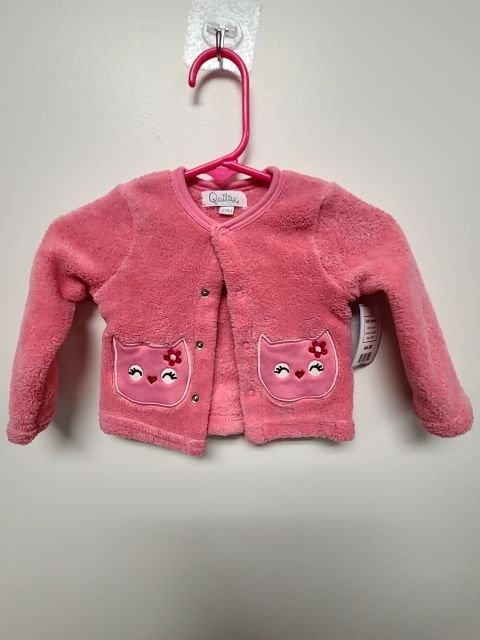 pink Quiltex Cat Jacket, NB G