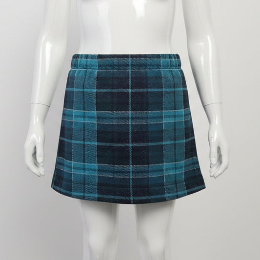 Blue Plaid SO Skort, 8 G