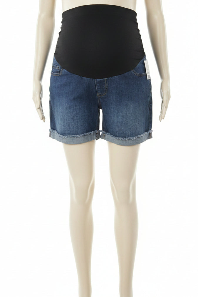 Blue Jean Three Seasons Maternity Shorts, Large