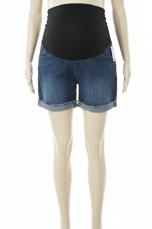 Blue Jean Three Seasons Maternity Shorts, Large