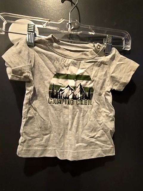 Grey Wonder nation Camping crew t shirt, 6M B