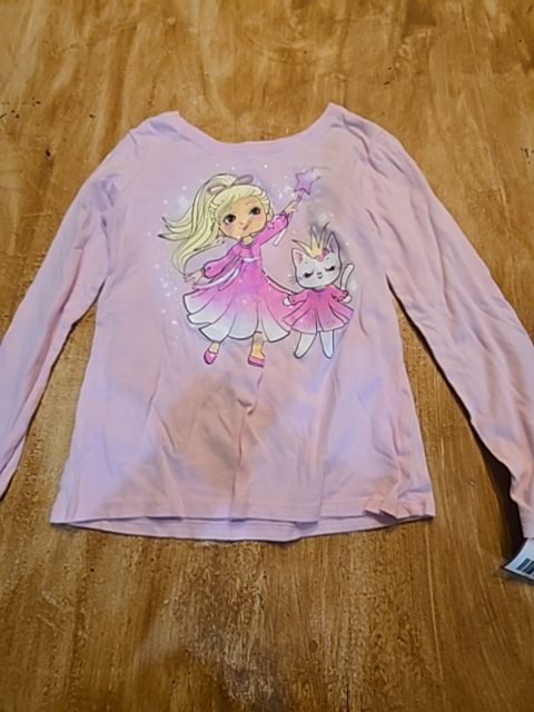 Pink Girl Childrens Place Longsleeve Shirt, 5T G