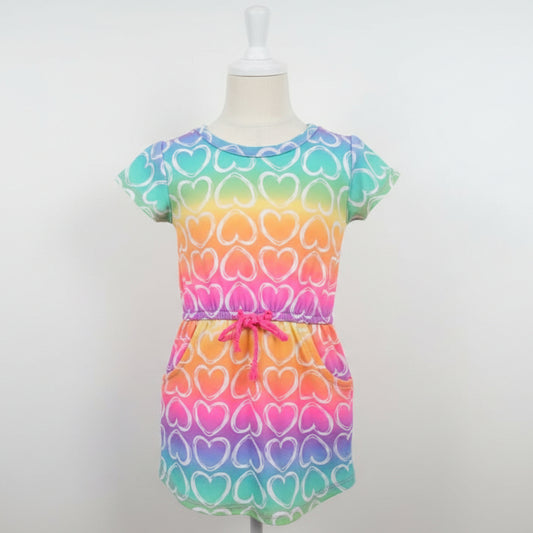 Colorful Heart Kidgets Dress, 2T G