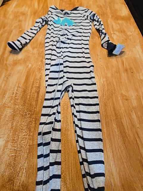 Grey/Navy Dino Carters Sleeper, 5T B