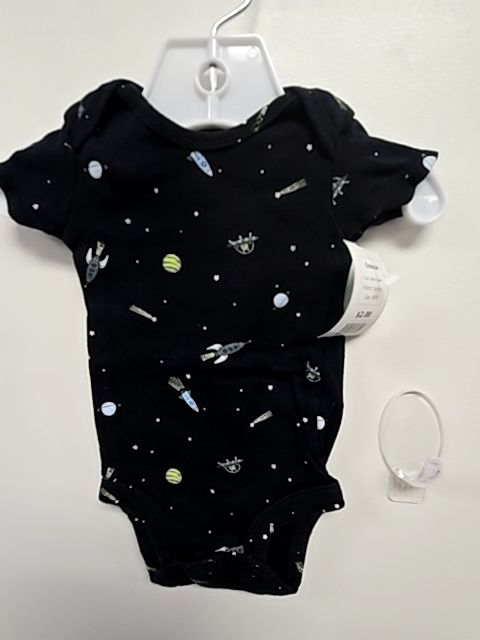 Black Space Carters Onesie, NB B