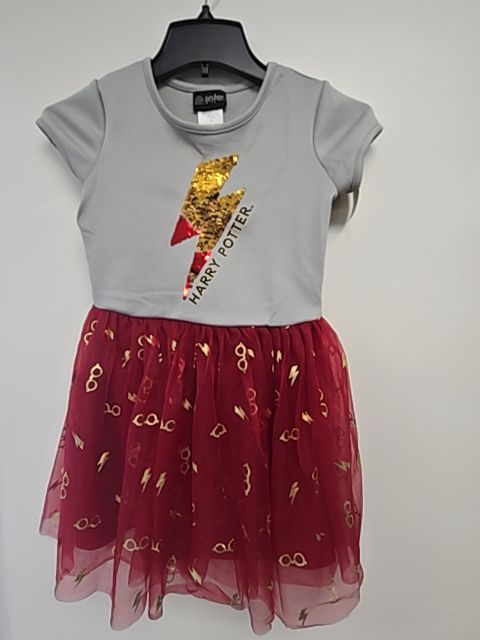 Grey/Burgandy Harry Potter Dress, 7 G