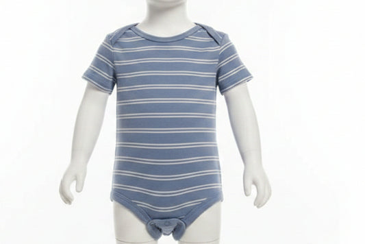 Blue/White Striped Carters Onesie, 18M B