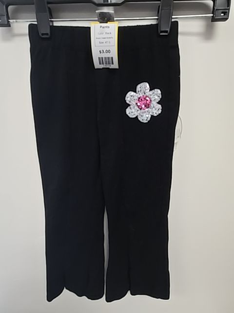 Black Sweet Butterfly Pants, 4T G
