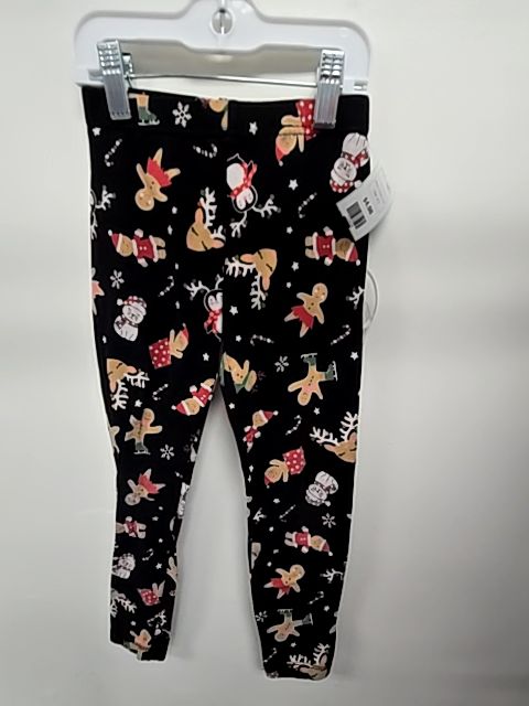 Black/Red/Green Holiday Time Holiday Leggings, 6 G