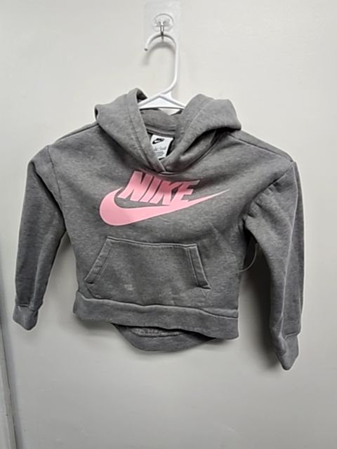 Grey/Pink Nike Hoodie, 5T G
