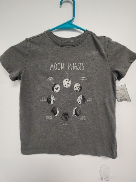 grey Cat & Jack Planets tshirt, 4T G
