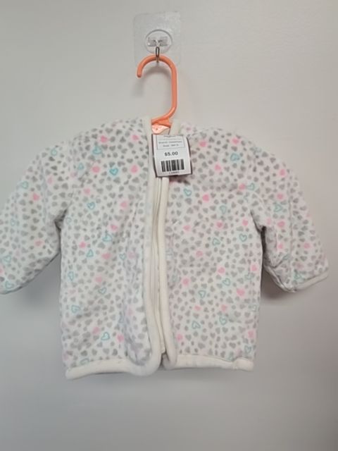 White/Grey/Pink/Blue Hearts Healthtex Jacket, 3M G