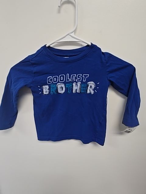Blue Coolest Brother OshKosh Longsleeve Shirt, 2T B