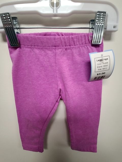 Purple DKNY Leggings, NB G