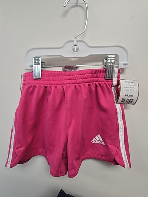 Pink/White Adidas Shorts, 5T G