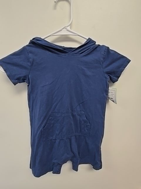 Blue Carters Hooded Short One Piece, 2T B