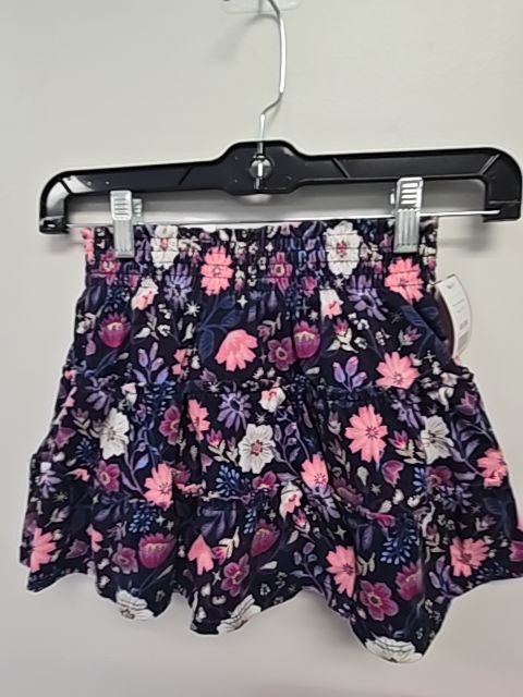 Navy/Pink Flowers Isaac Mizrahi Skort, 5T B