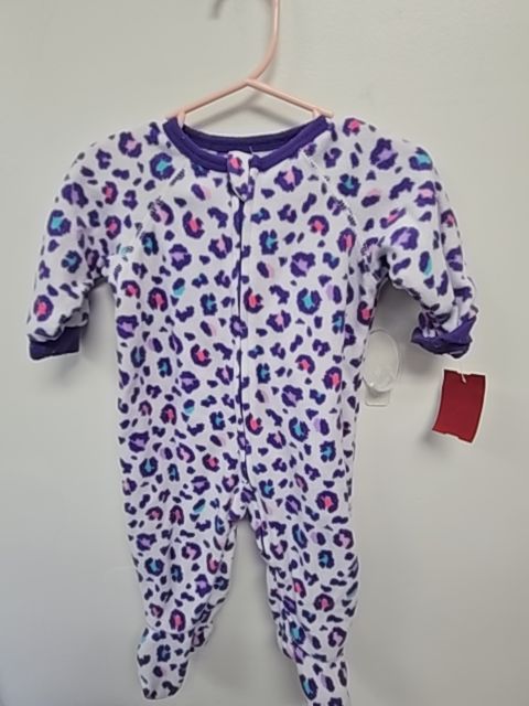 Purple Cheetah Childrens Place Sleeper, 3M G