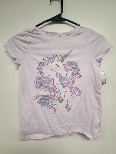 Purple Unicorn Cat & Jack Shirt, 8 G