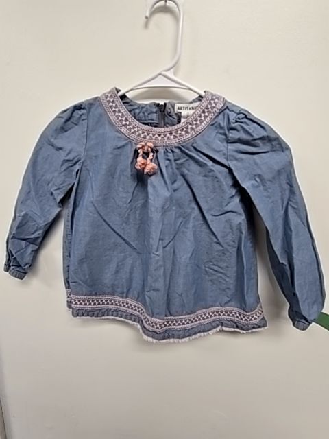 Blue Artisanony Longsleeve Shirt, 4T G