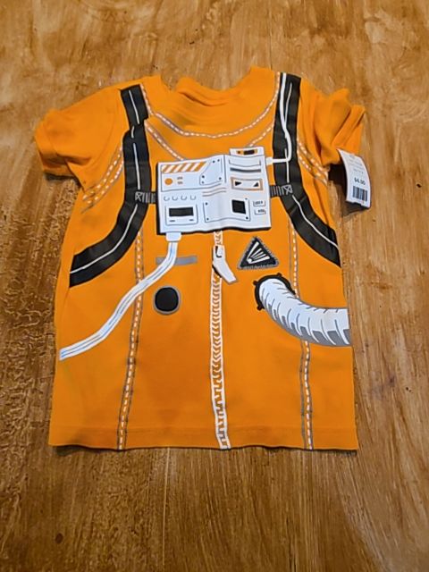 Orange Old Navy Pjs, 5T B